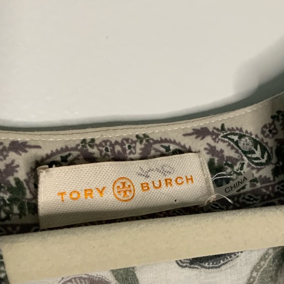 Tory Burch Embellished Botanical Print Tunic - Picture 8 of 16